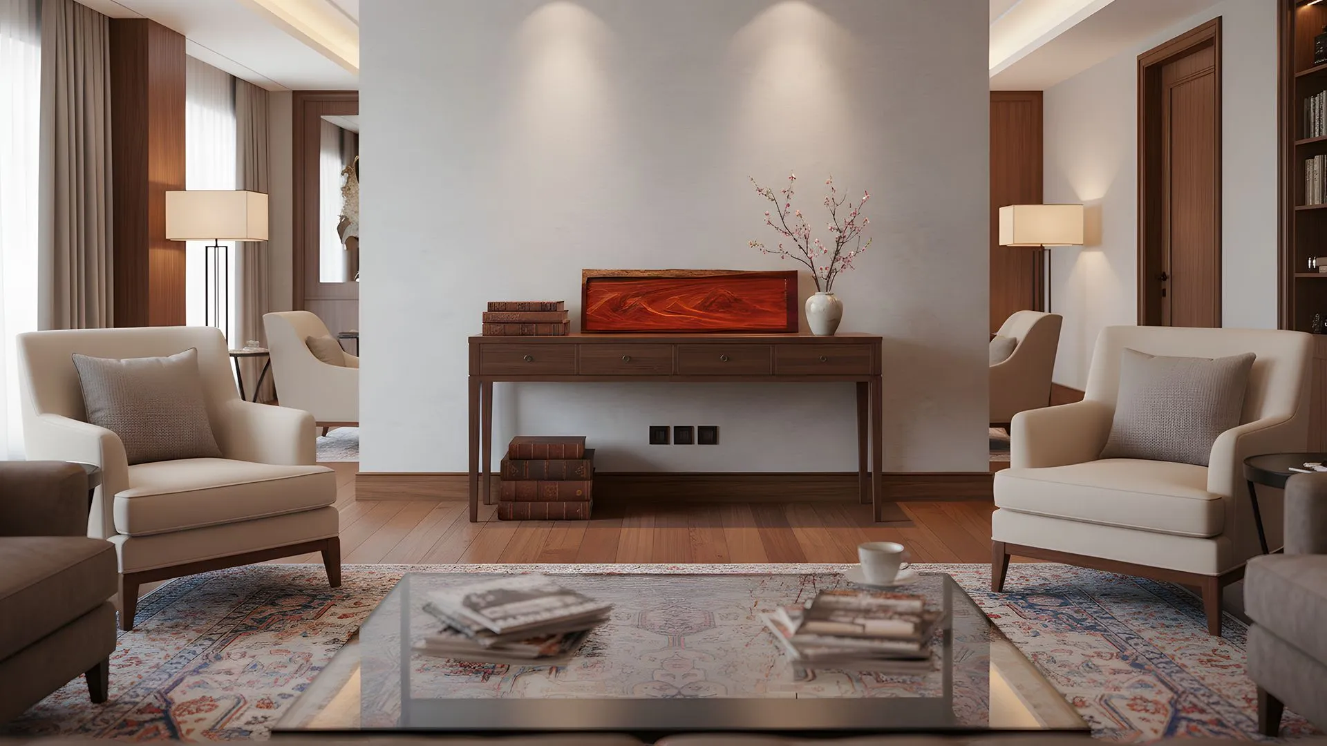 Dream Wood Lab wall relief in interior